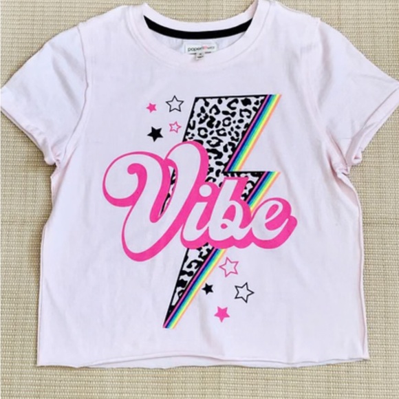 Paper Flower Vibe Raw Edge Tee NEVER WORN excellent condition size L (size 12) - Picture 7 of 7